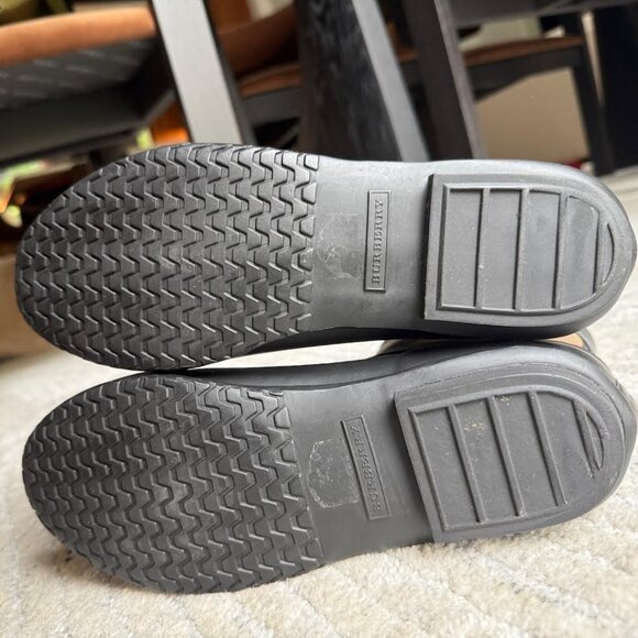 BURBERRY Check Detail Belted Rain Boots - Size 38 - Picture 5 of 8